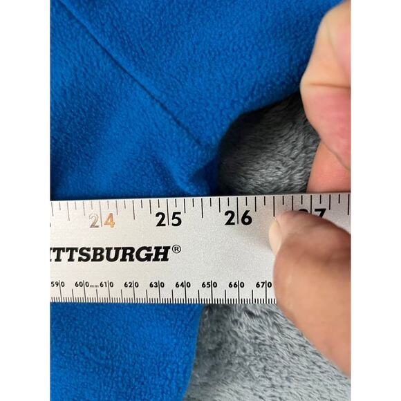 Patagonia Men's XL Blue 1/4 Zip Fleece Pullover NBC Sports Logo Synchilla - Picture 9 of 11